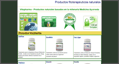 Desktop Screenshot of productosfitoterapeuticos.com